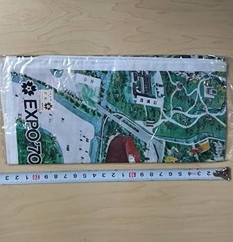 Amazon.co.jp: 大阪万博 EXPO'70 地図 ハンカチ 日本万国博覧会
