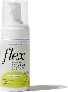 Flex Neroli & Rosemary Foaming Cleanser: pH-Balanced Plant-Based Wash for Menstrual Cups, Discs & Body (3.4oz)