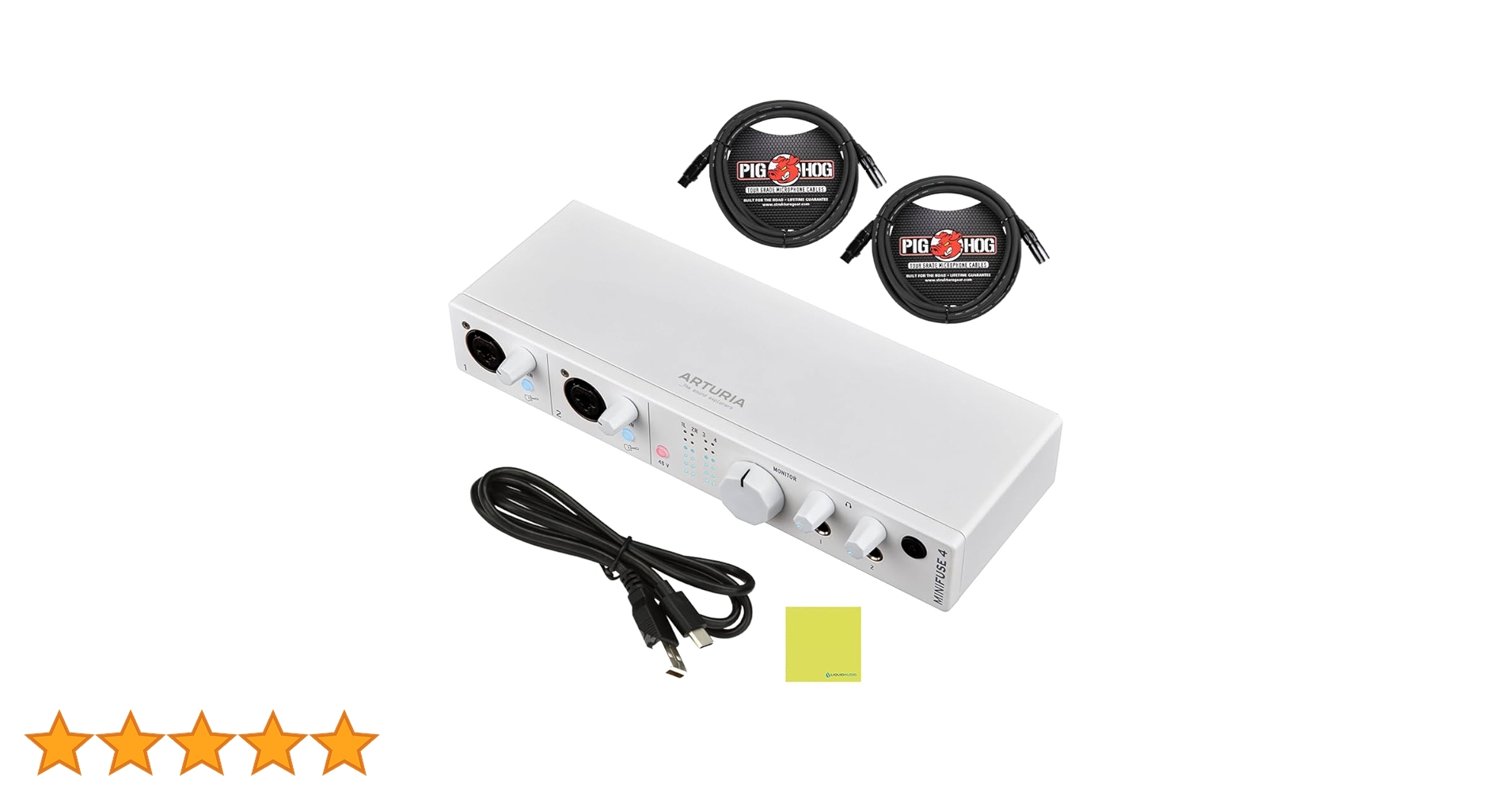 ARTURIA MINIFUSE 4 USB オーディオインターフェイスホワイト Arturia - MiniFuse 4