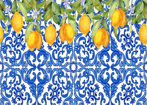 Fondo fotográfico BELECO 7x5 pies Azul y Amarillo miniatura 5