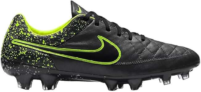 NIKE Tiempo Legend Ⅴ PREM FG 28cm Nike Tiempo Legend V FG Soccer Cleat (Black, Volt) Sz. 15