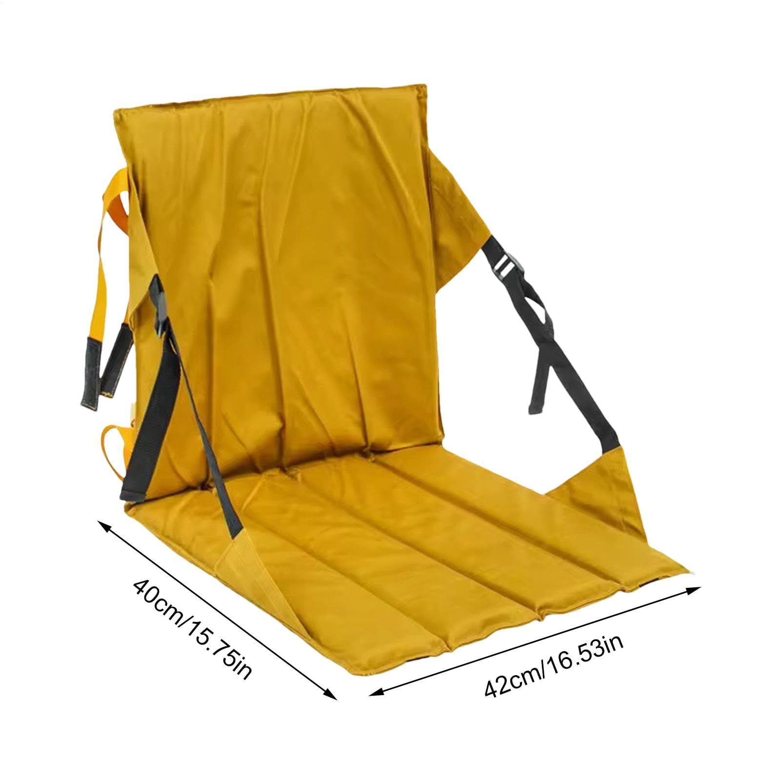 Sedia pieghevole, cuscino leggero per candeggina, sedia adatta ai viaggi, schienale regolabile, comoda sedia da esterno per sport, campeggio ed escursioni