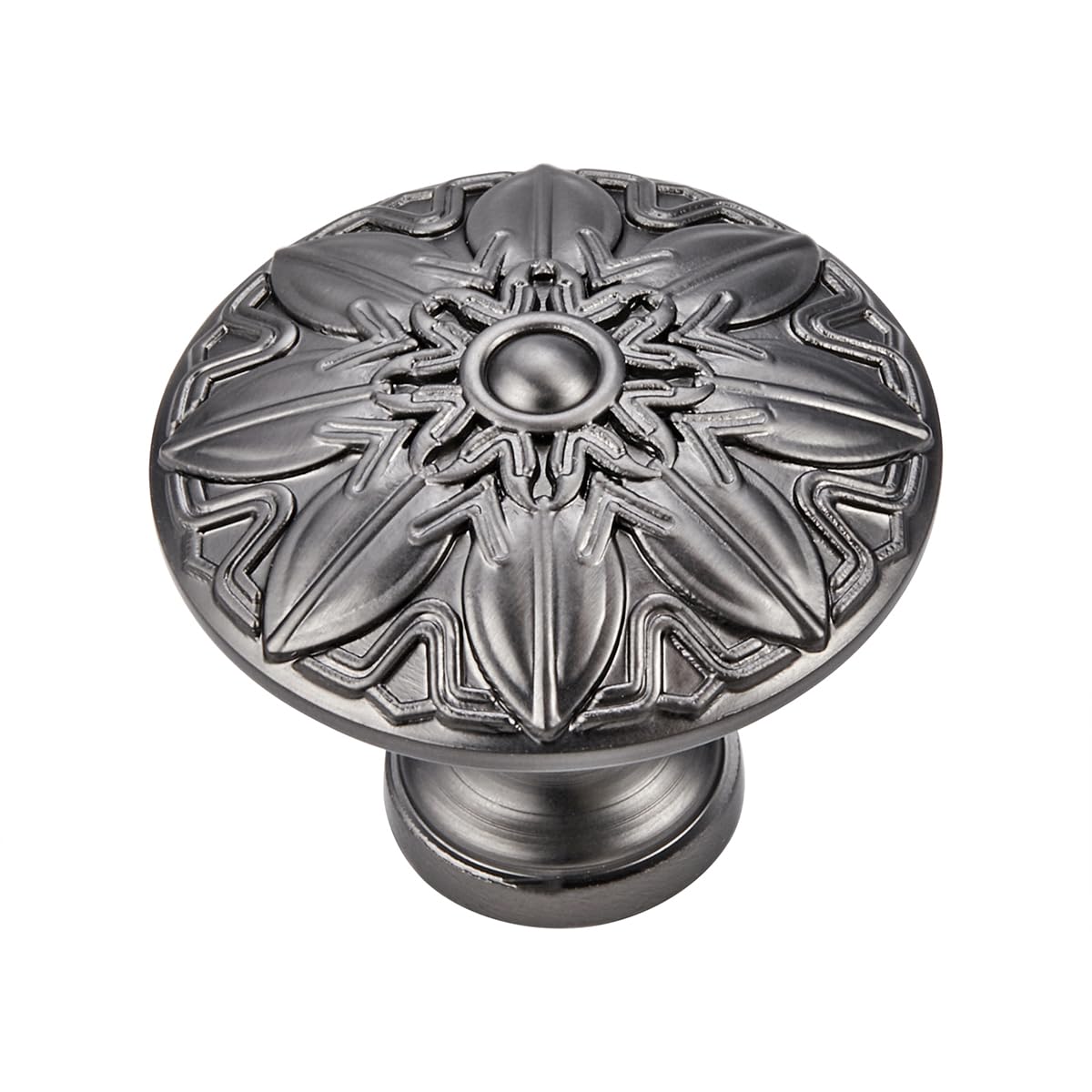 YCSJ Round Nobs 10 Pack / 1.25 Inch(32mm), Brushed