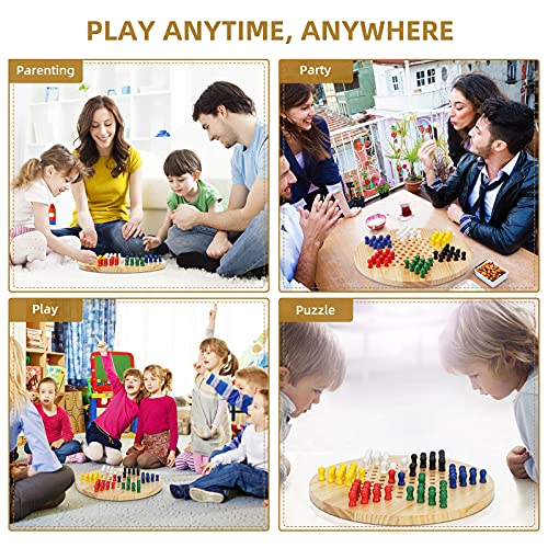 Win SPORTS Chinese Checkers Juego de Estrategia Clásico miniatura 5