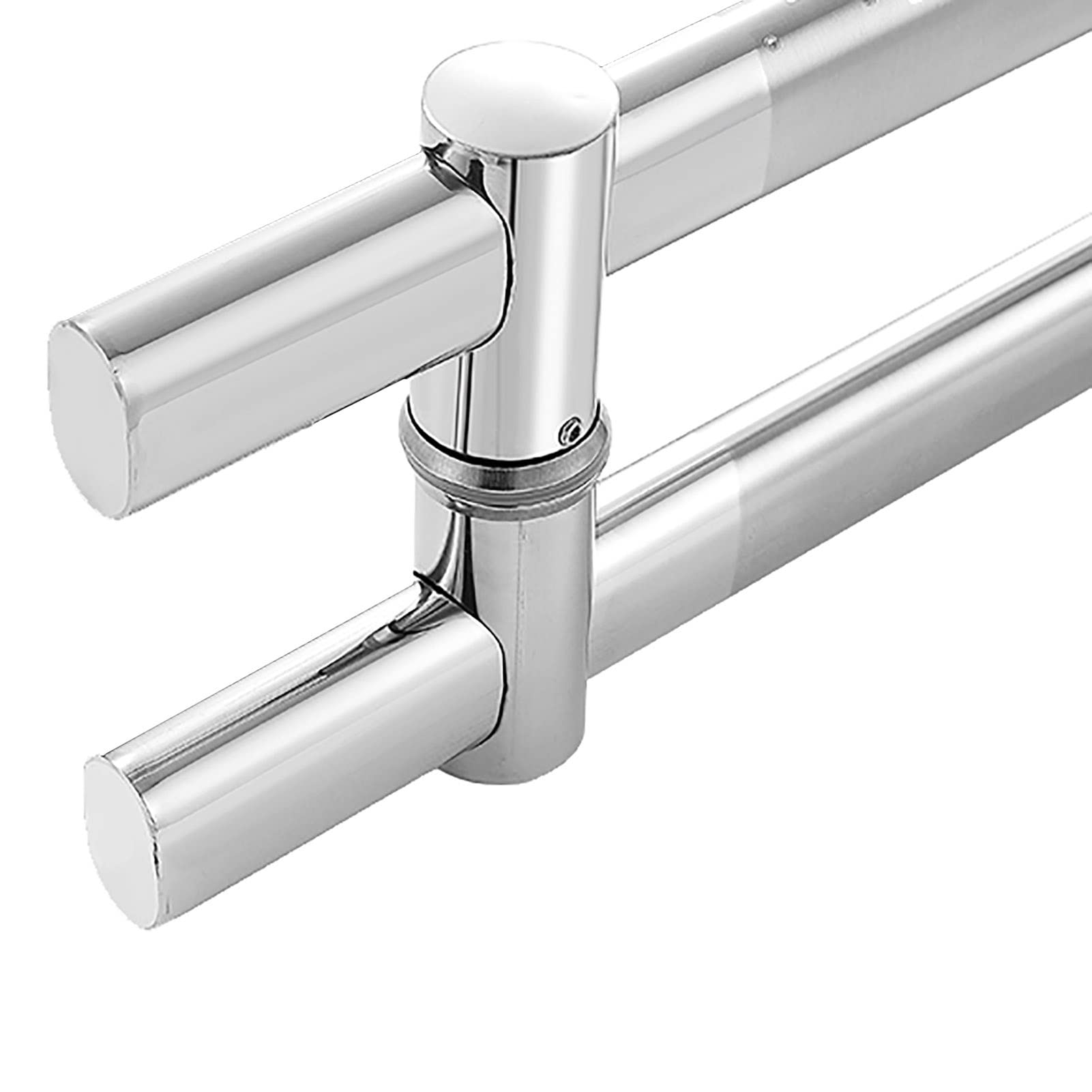 Poignée de porte d'entrée d'entreprise réglable inox entraxe 50 cm