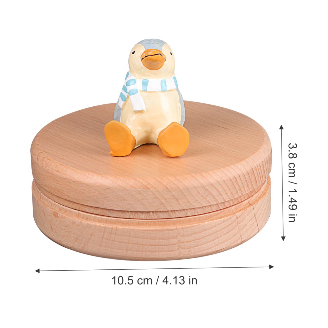 PartyKindom 1juego Organizador De Dientes De Leche Infantil De Diseño De Pingüino Caja Para Preservar Dientes Deciduos Recuerdos Infantiles Almacenamiento Seguro y Duradero