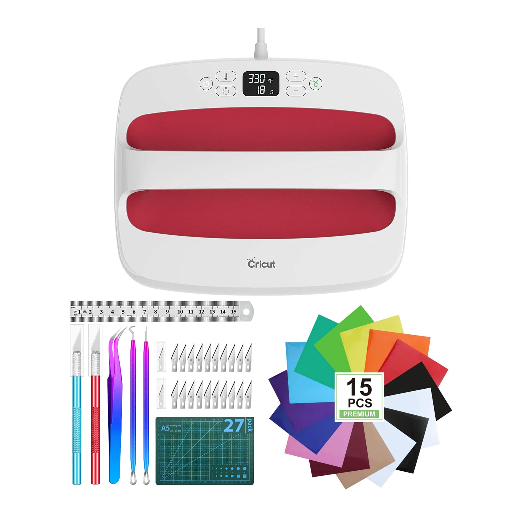 cricut Easy Press 2 クリカット　アイロン　ヒートプレス Amazon.com: Cricut EasyPress 2 Heat Press Machine (9 in x 9 in