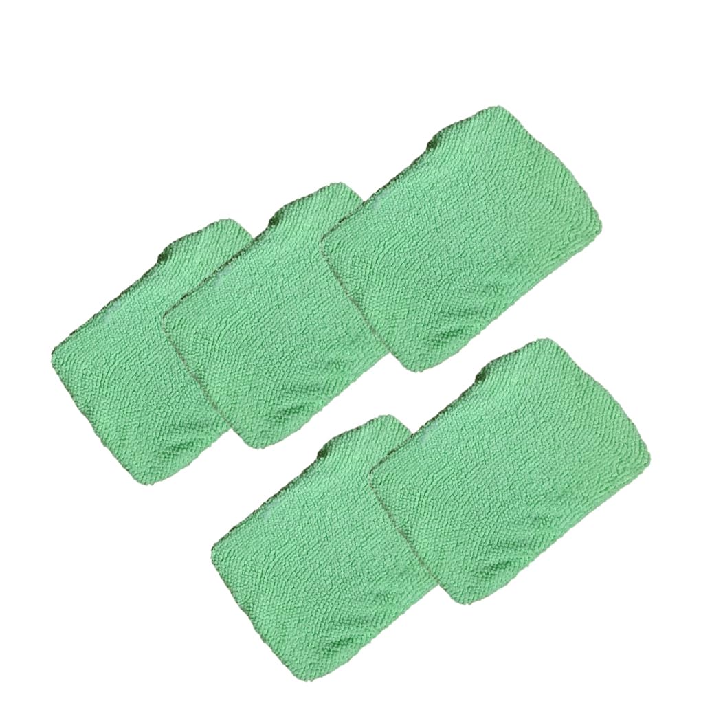 5 Pezzi Cuscinetto di Ricambio per Spazzole Pulisci Vetri per Auto Raschietto per Parabrezza Tergicristallo per Vetri Nebbia Accessori per Panno di Lavaggio , Verde