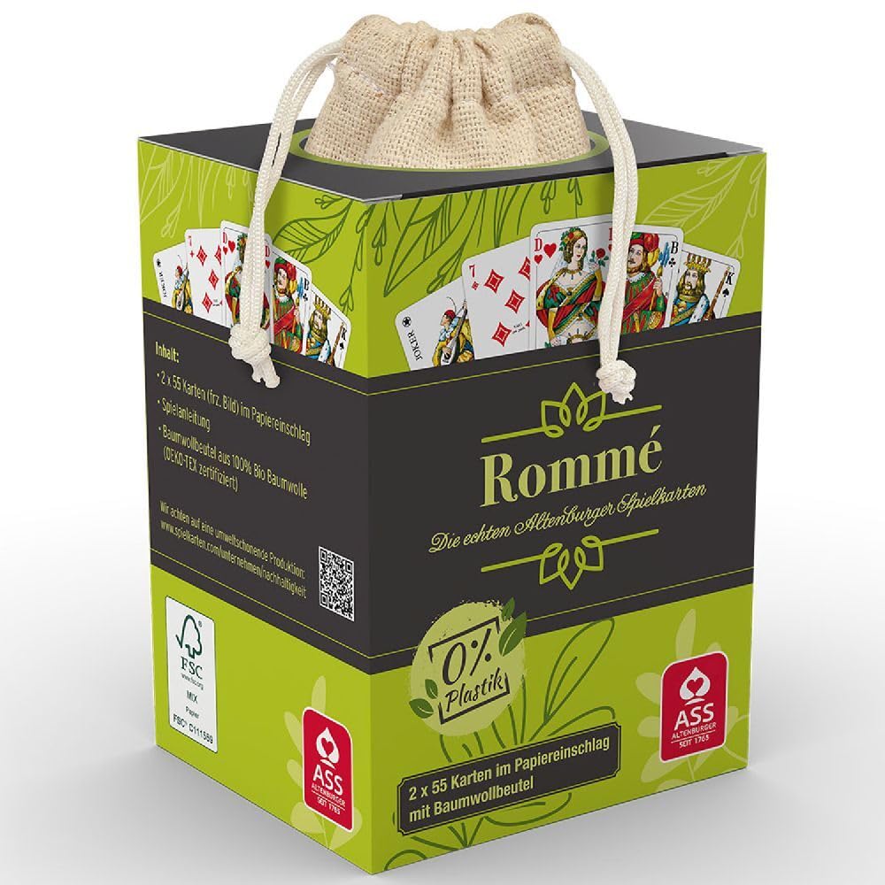 ASS Altenburger 10031869-0001 FSC Rummy Plastic Free French Picture White