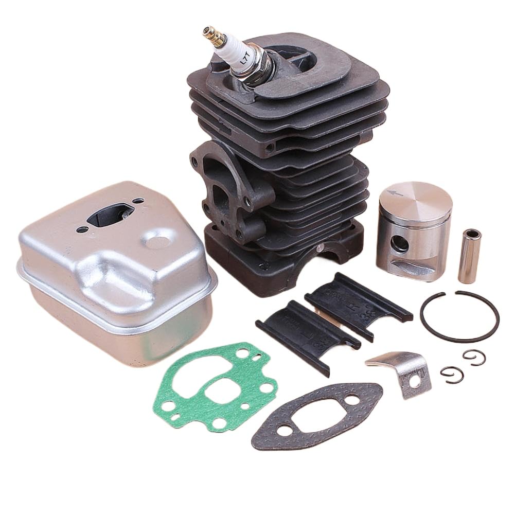 de Juntas de pistón de Cilindro, Pasador de 39mm y 10mm, Compatible con Piezas de Motor de Motosierra 235 236 236E 240 240E 545050417