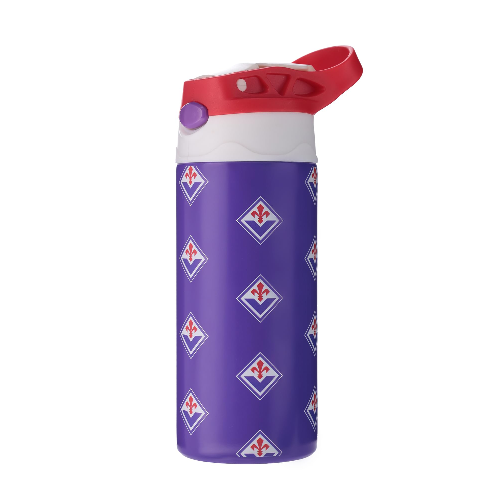Only4fan S.r.l. ACF Fiorentina Borraccia Termica Acciaio doppia parete 350 ml Prodotto Ufficiale