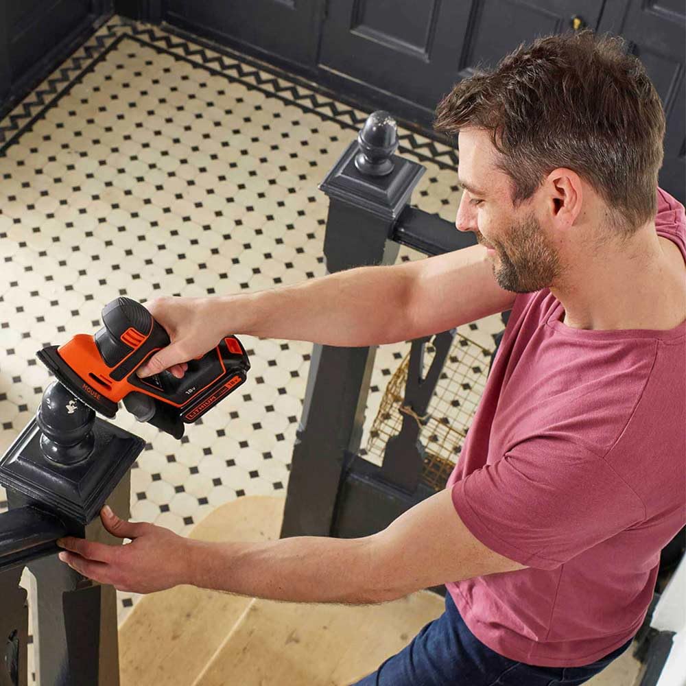 BLACK+DECKER 18V Cordless Mouse Detail Sander Battery not included,  BDCDS18N-XJ