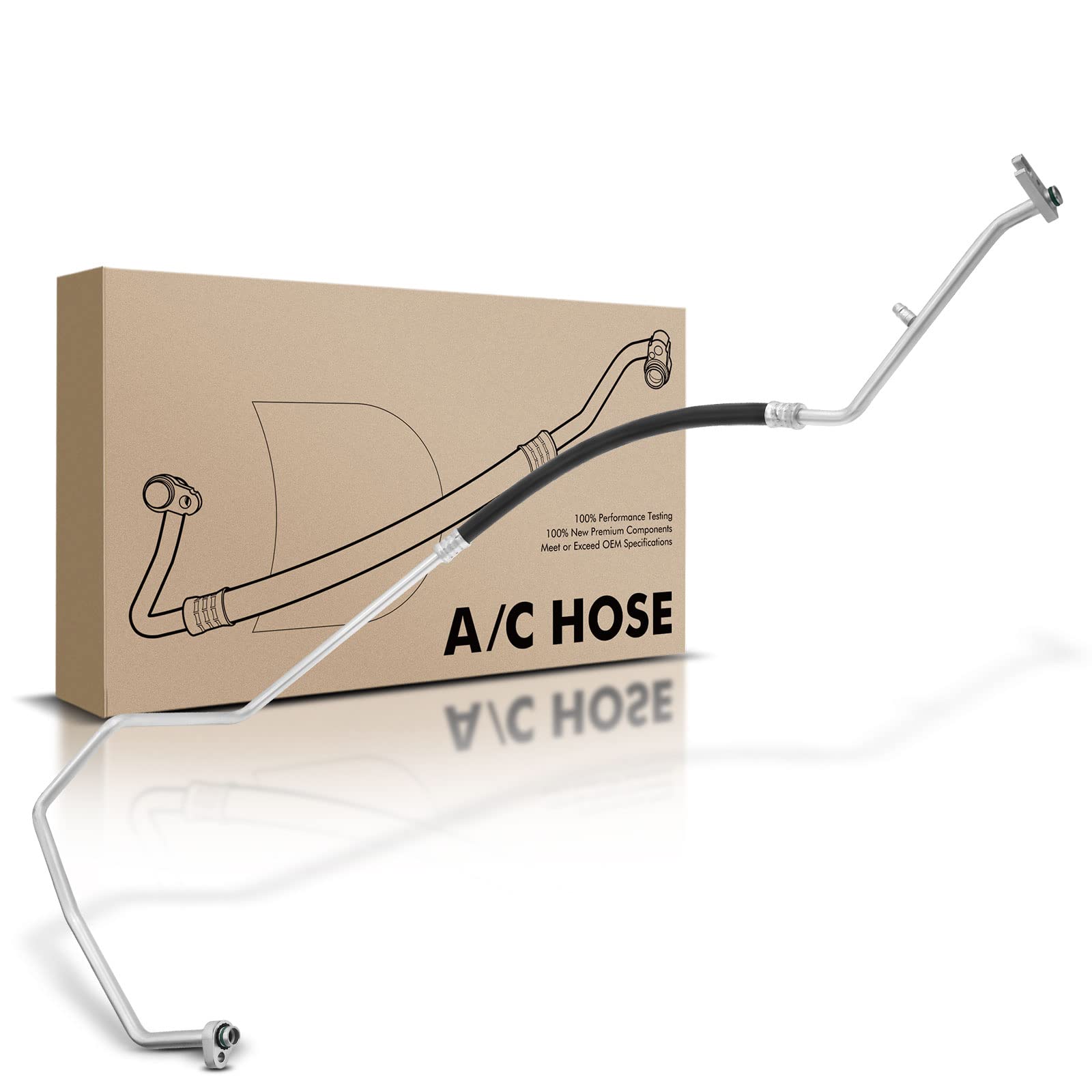 A-Premium A/C Suction Line Hose Assembly Compatible with Dodge, Ram Models - Ram 1500 2500 3500, V8 5.7L, Compressor to Evap