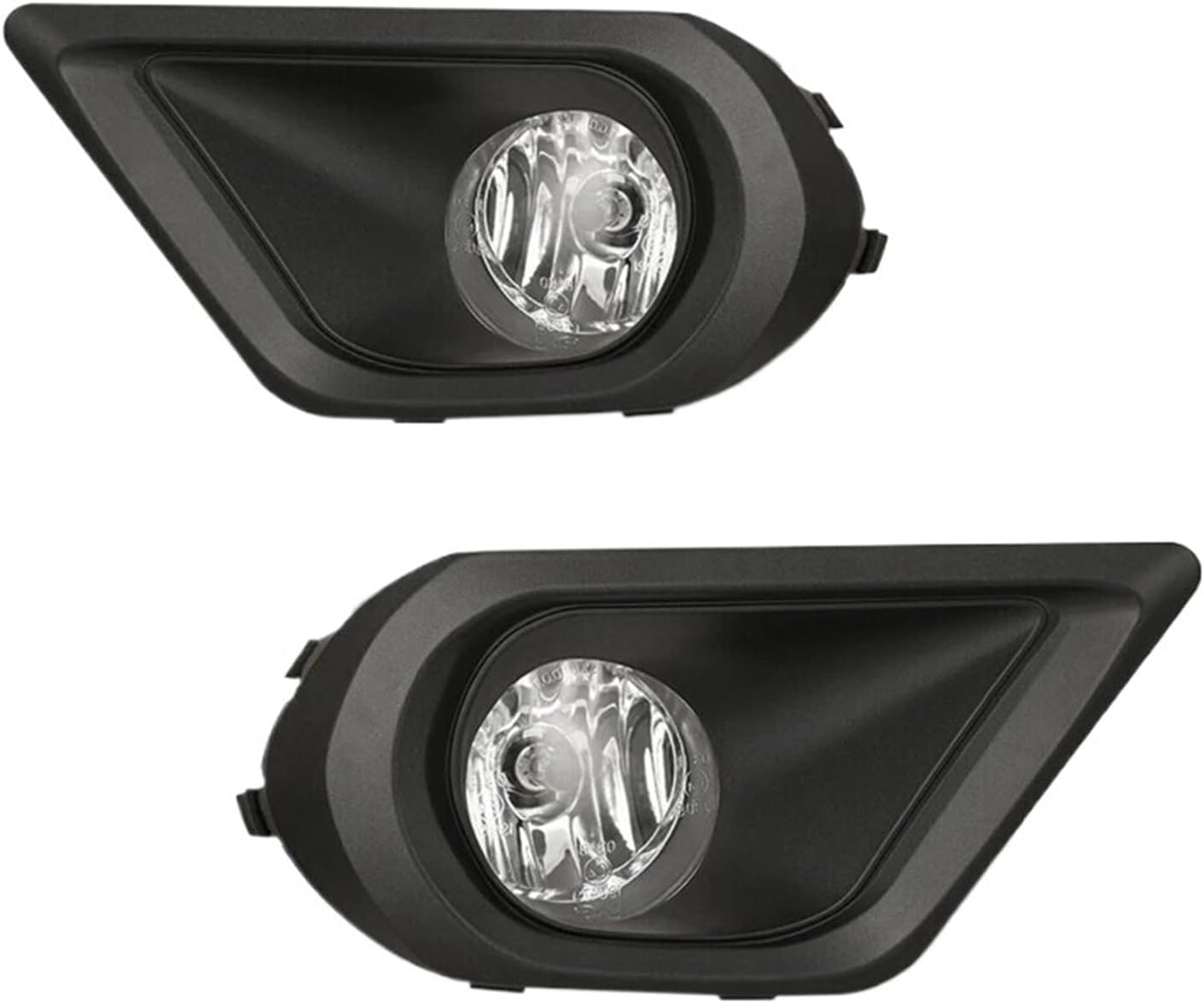 Car Clear Lens Bumper Driving Fog Lights Pair + Wiring + Switch Kit Compatible with Subaru Forester 2014-2016 Accessories