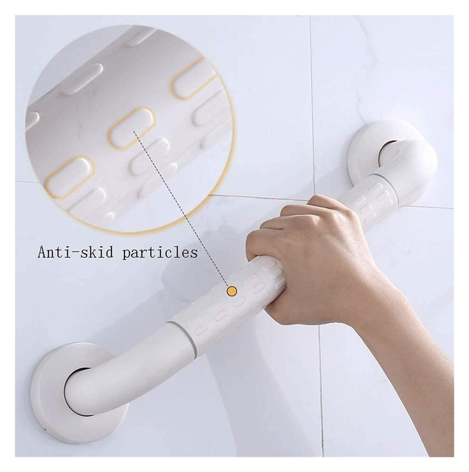 Asideros de baño para bañeras y duchas, Barra de Apoyo, pasamanos de baño para Personas Mayores, asideros de Seguridad, asideros Resistentes a roturas para baño, Inodoro