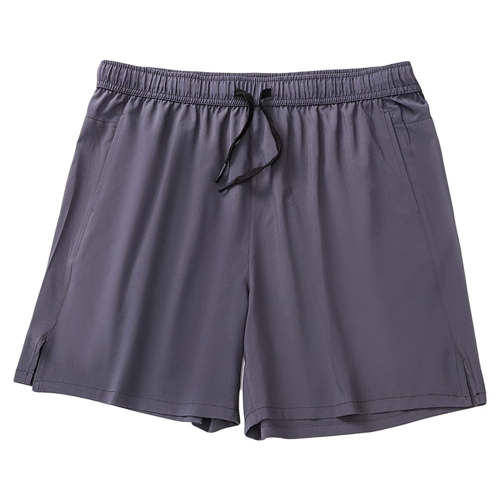 Men Track and Field Training Marathon Shorts Quick Dry Breathable Sport Knee Below Pant Fitness Gym Stretch Short