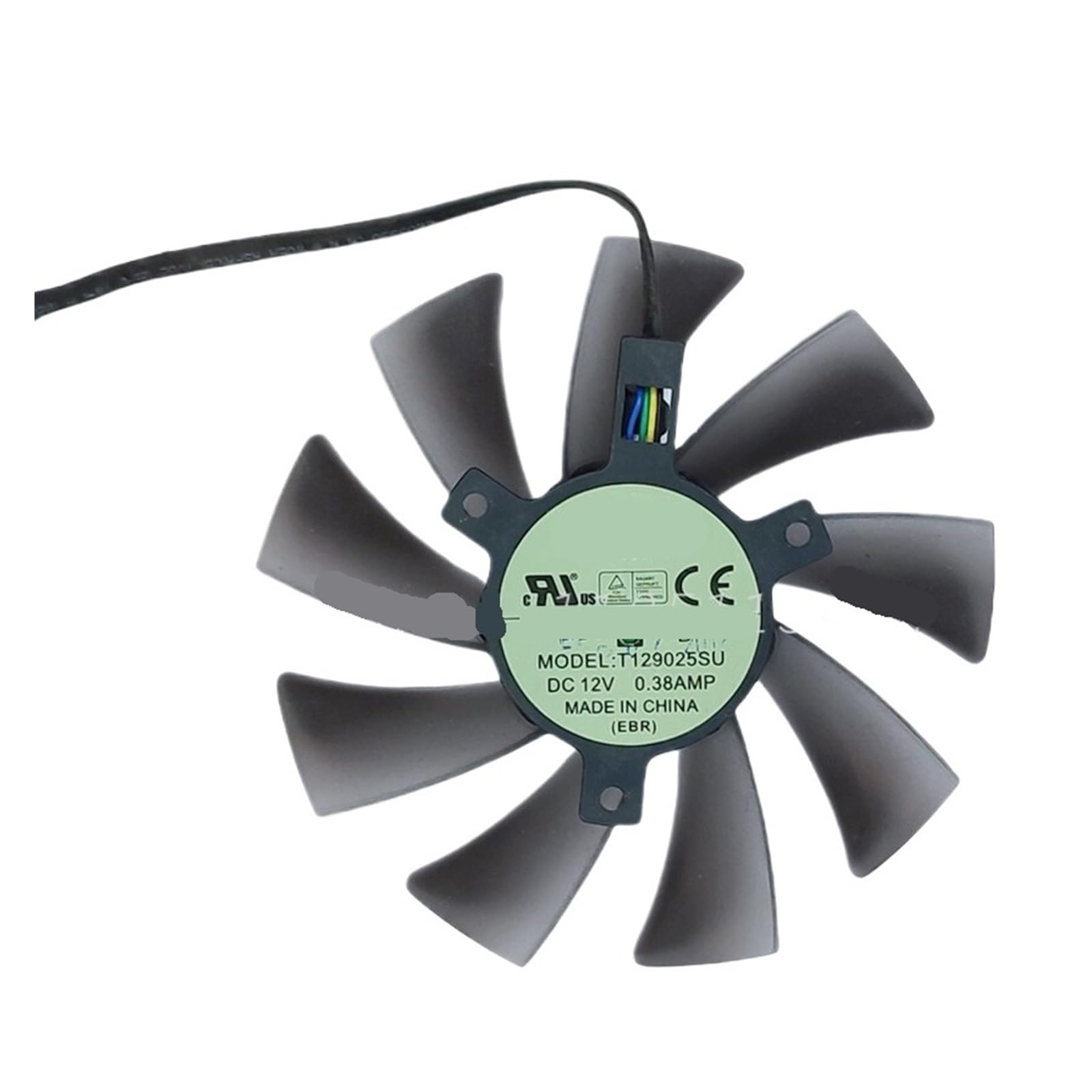 Ventilateur T129025SU 12V contre la surchauffe et le bruit de carte graphique