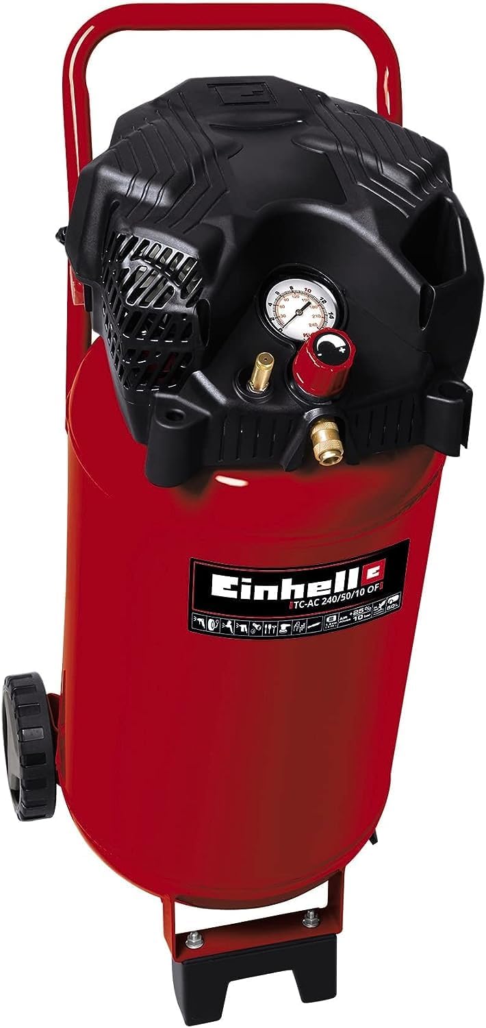 Compressore Silenziato Einhell TE-AC 24 - Serbatoio 24L, 8 Bar, 100 L/min, Autolubrificato - Foto 11