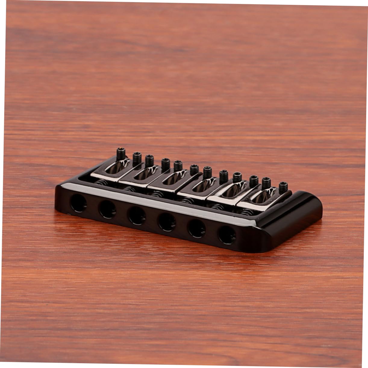 HEMOTON Guitar Bridge Part Replacement Electric Guitar Bridge Sets Guitar Saddle Bridge for Luthier Metal Guitar Bridge Tailpiece Ga823a Black Saddle Bridge