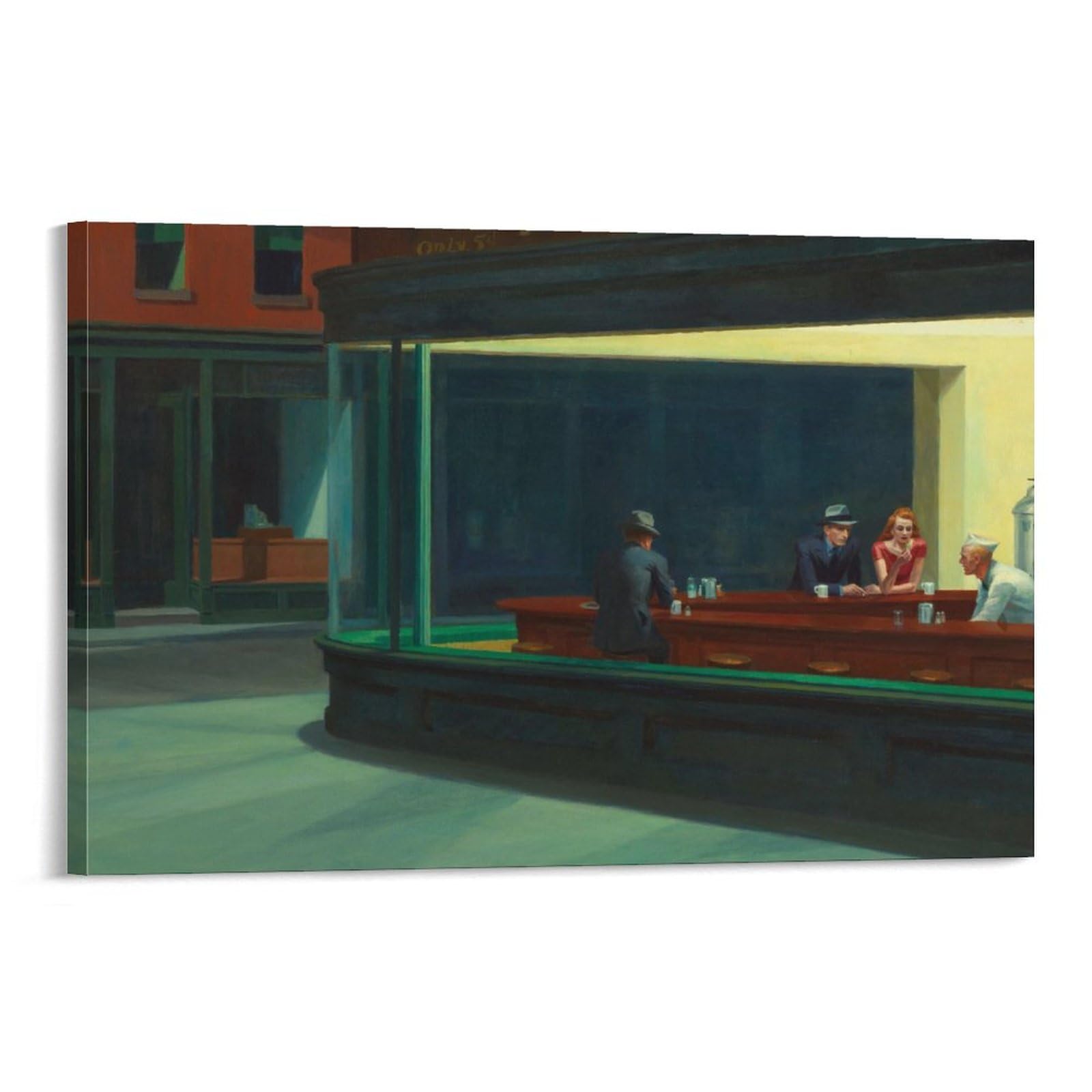 エドワード・ホッパー 美品　アートポスター(office at night) エドワード・ホッパー 美品 アートポスター(office at night