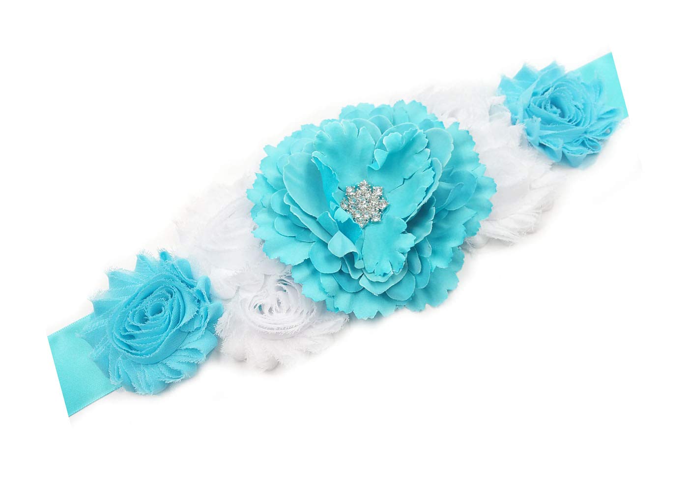 RoyaLily Poney Flower Sabby Maternity Pregnancy Sash Belt for Baby Shower Party