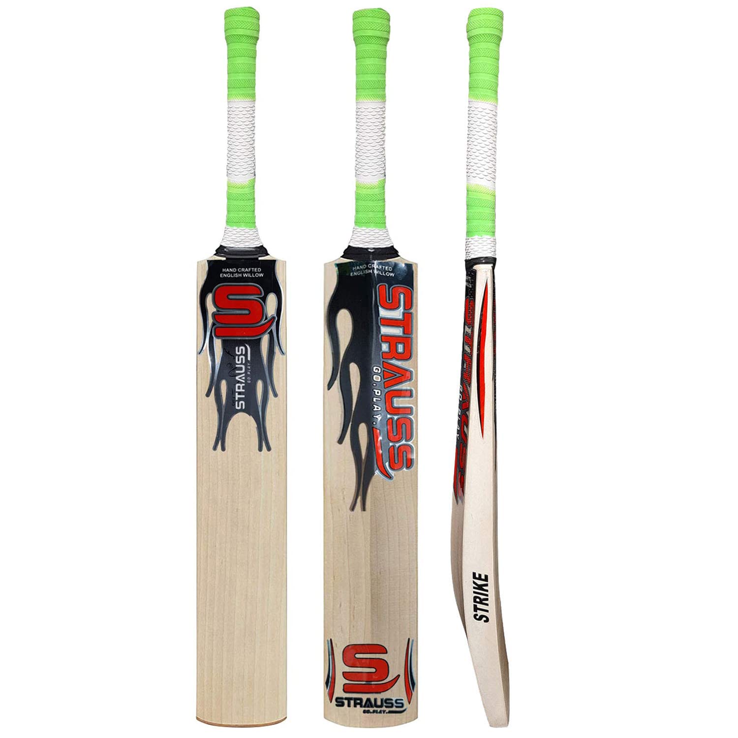 Strauss Cricket Bat | Edition: Strike | English Willow | Size: 6 | Premium Leather Ball Cricket Bat (B07ZFVRGHM) Amazon Price History, Amazon Price Tracker