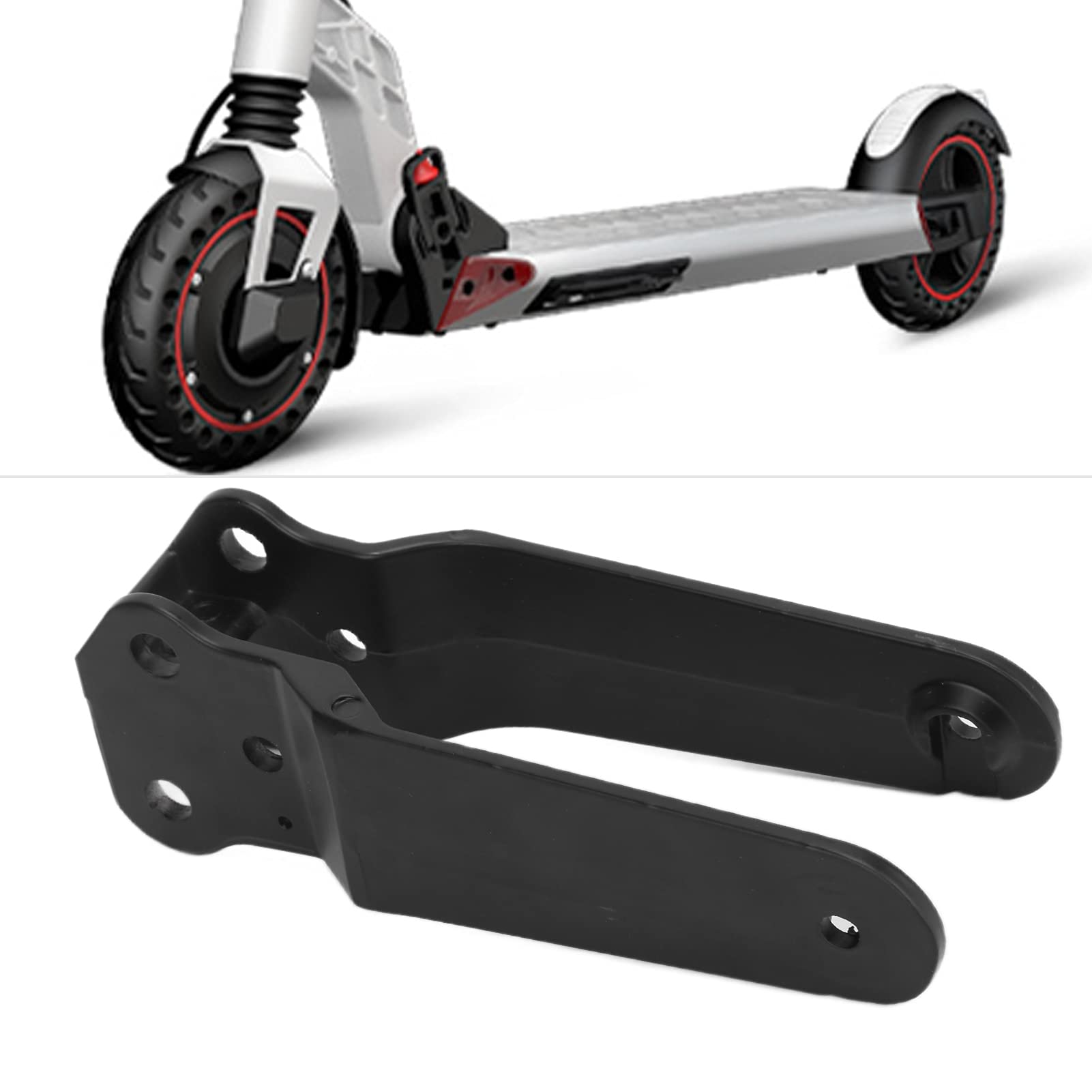 Fourche Arrière Scooter Électrique Topyond - Alliage Aluminium 10 Pouces, Stabilité Améliorée, Pièce Rechange Qualité Renforcée Durable Vibrations Réduites