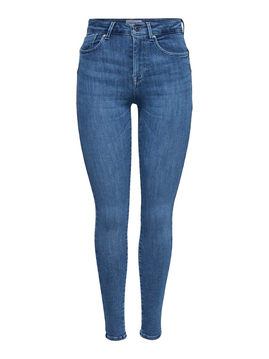 ONLY Onlpower Mid Push Up SK Rea2981k Noos Jean Skinny Bleu light blue denim 38/L32