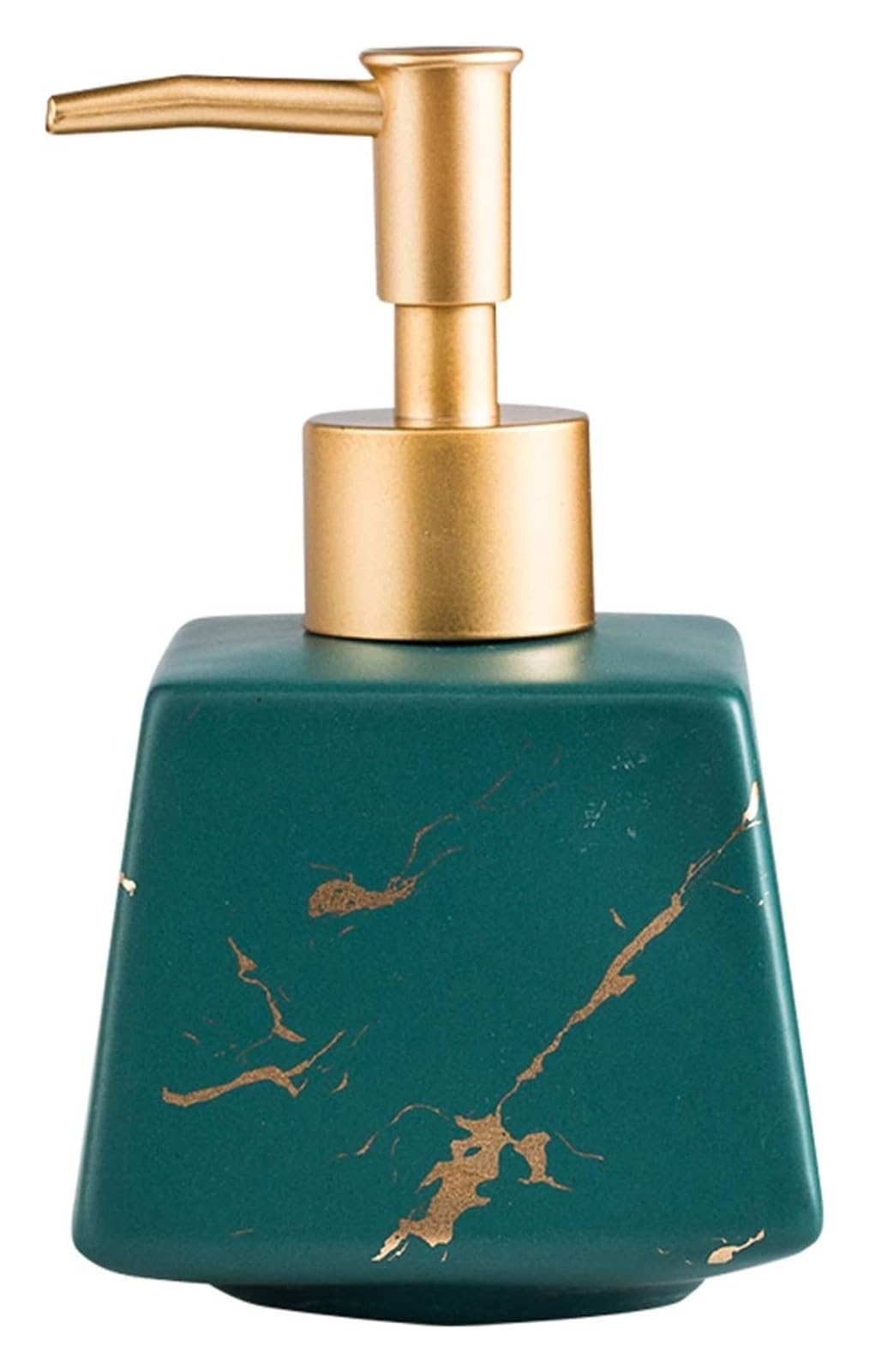 WDSOPK Bathroom accessories Soap Dispenser Bathroom Kitchen Ceramic Soap Dispenser Refill Bath Soap Dispenser Bathroom Home & Kitchen (Green)