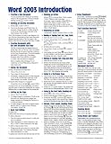 Microsoft Word 2003 Introduction Quick Reference Guide (Cheat Sheet of Instructions, Tips & Shortcuts - Laminated Card)