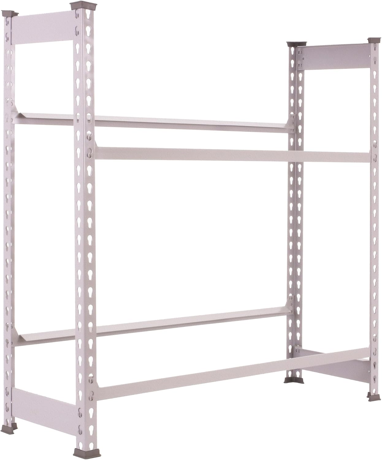 Simon Rack Drinks Crate Rack for 4 Crates, 1000 x 800 x 300 mm, Galvanised, Freestanding Metal Shelf for Water Crates, Beer Crates or Drinks Crates, for Kitchen, Garage or Cellar