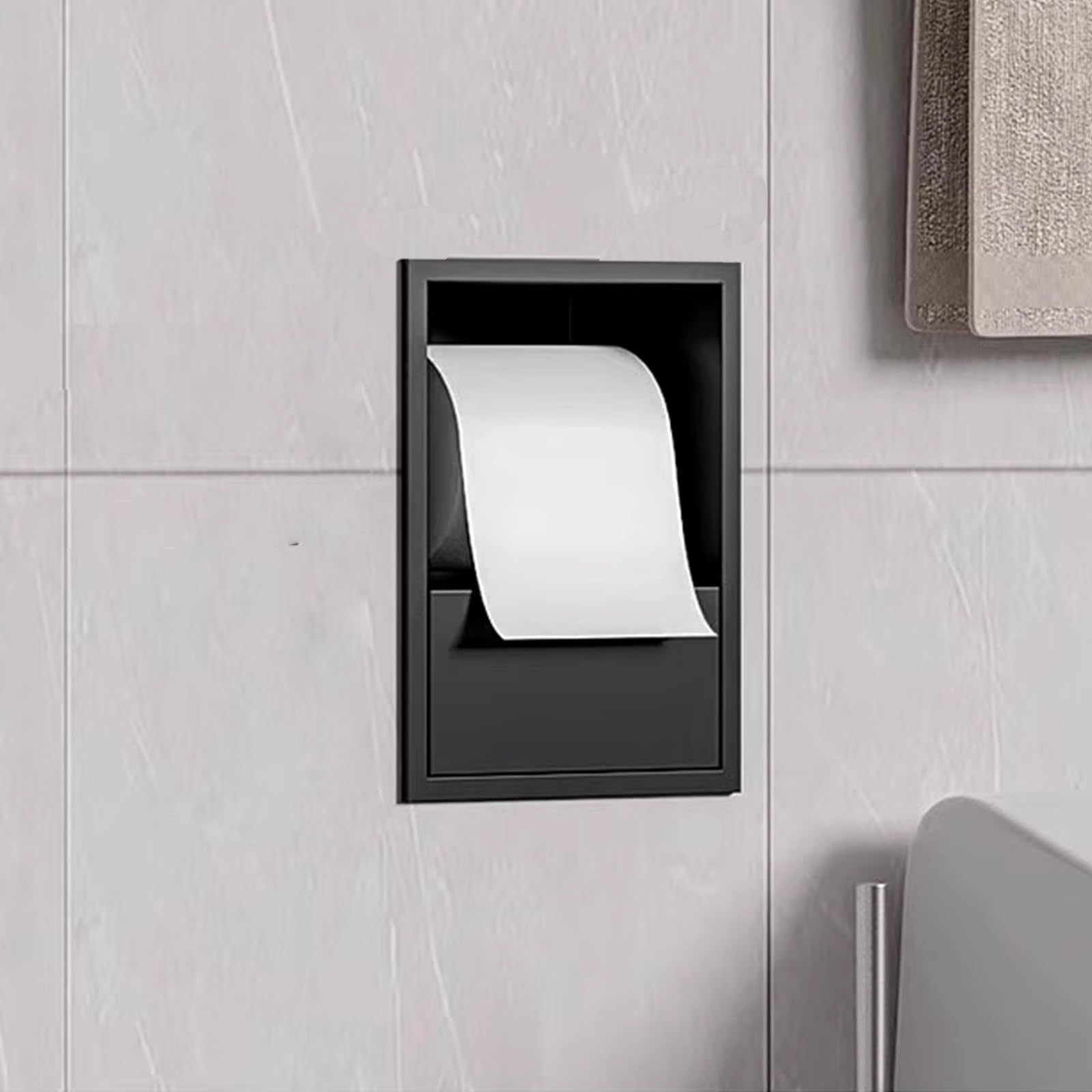 Niche encastrable WC en acier inoxydable 304 blanc étanche pour hôtel