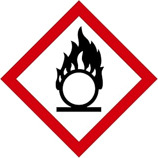 GHS/HazCom 2012: Pictogram Label, Flame Circle, 2