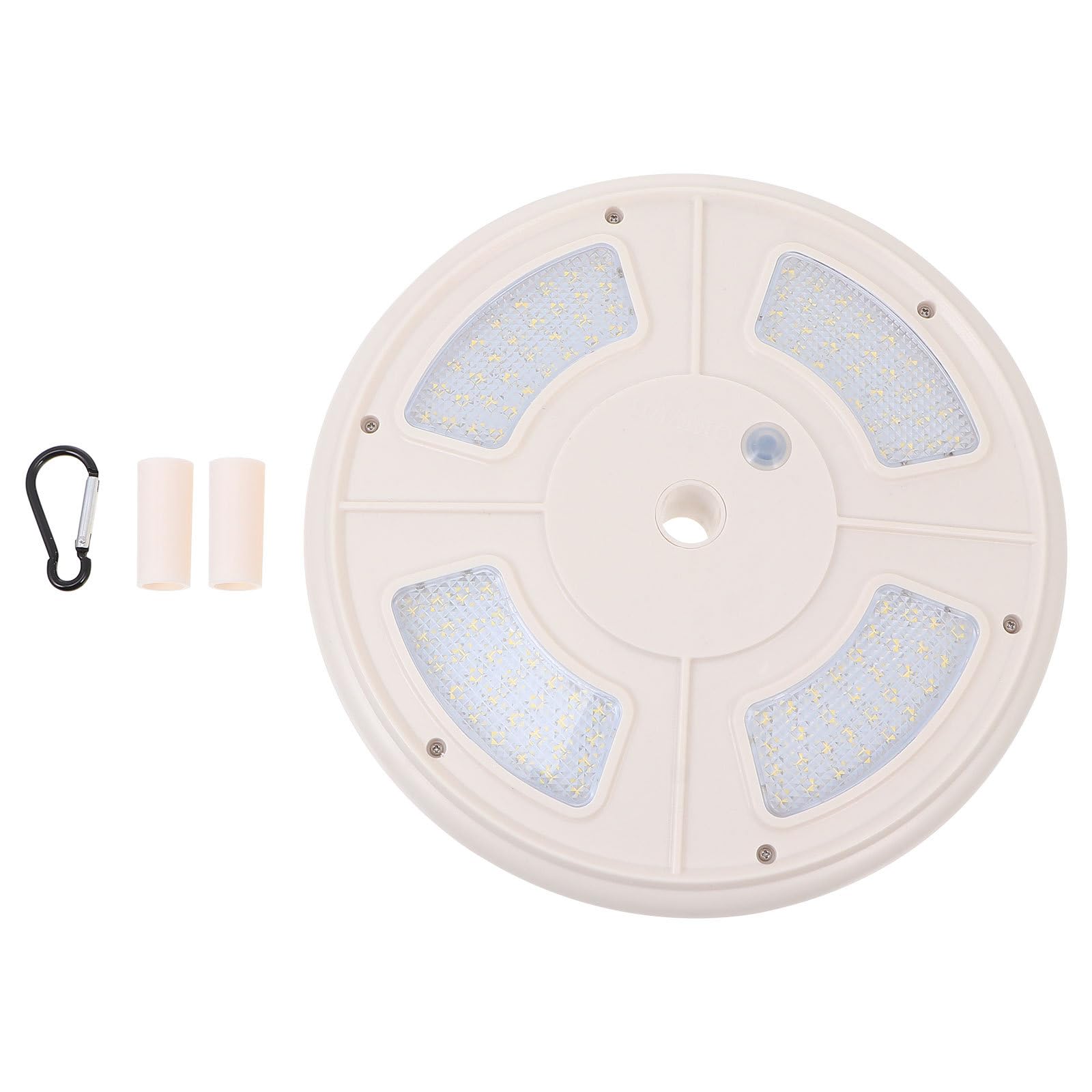 Lampe solaire mât de drapeau 128 LED étanche ABS autonomie 2600mah