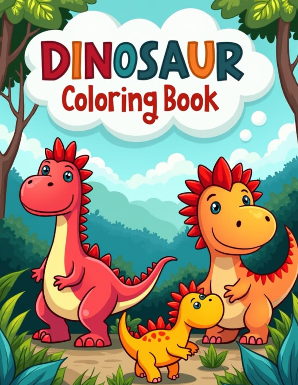 Dinosaur coloring pages