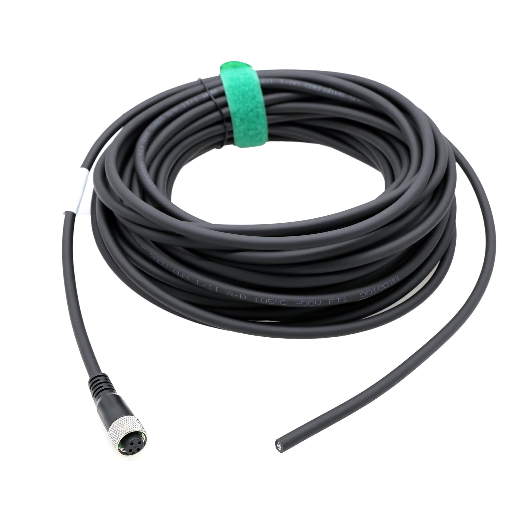 HangTon Sensor Encoder Actuator M12 A Coded 4 pin Female Cable to Open for Industrial Automation, Device Network DeviceNet, CANopen, IO Link, Profibus