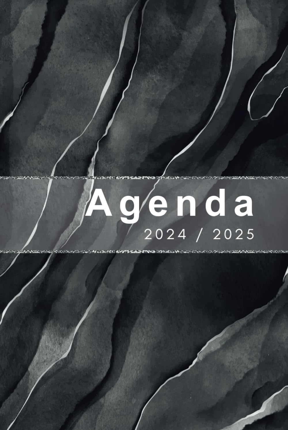 Agenda Escolar 2024 2025 Semana vista, A5+ (15,24 x 22,86 cm) de septiembre 2024 a agosto 2025 con pasatiempos y planificador mensual