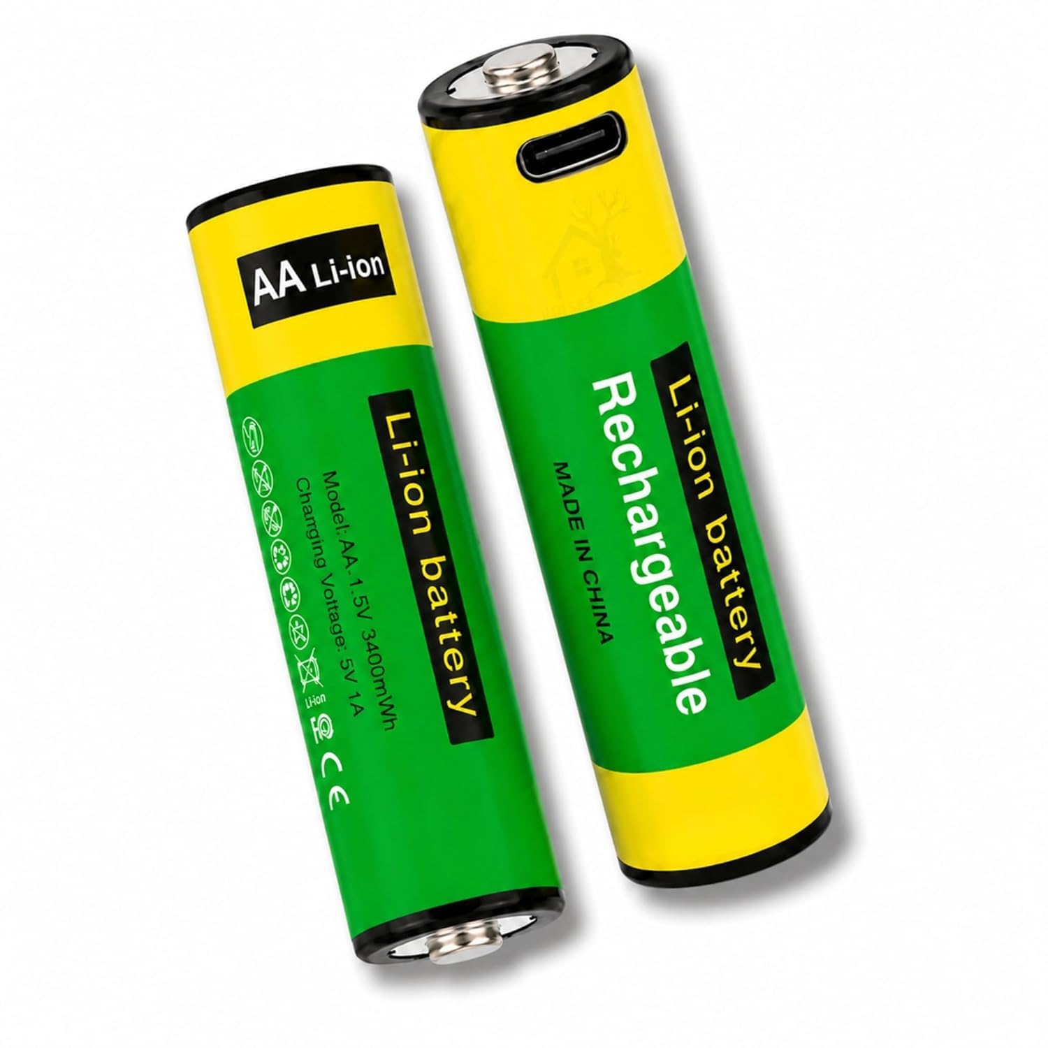 Type-C USB Rechargeable AA Batteries | 1.5V 3400mWh High Capacity Rechargeable Cells with USB-C Charging Cable | Fast Charge Lithium Battery for Remote, Toys, Camera & More-picture-32
