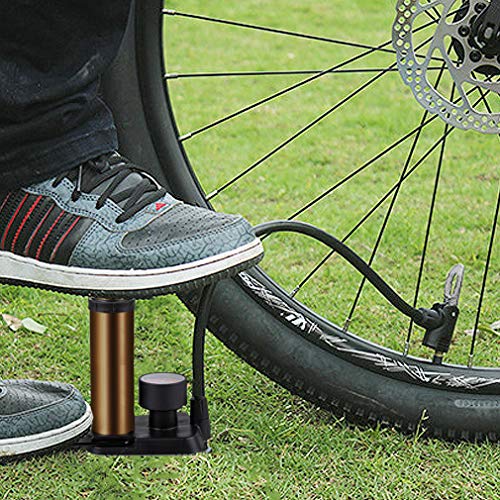 image for JUISEE Mini Bike Pump High Pressure Compact Bicycle Pump Light and Por