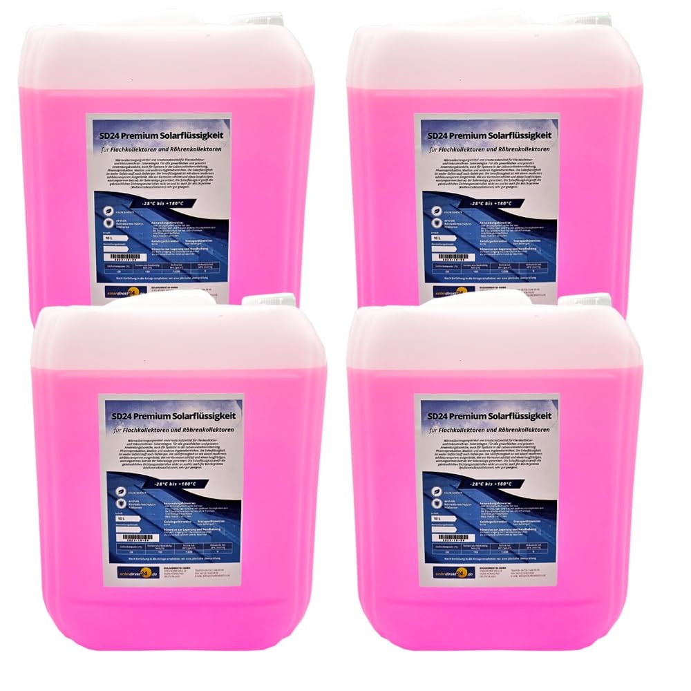 Solarflüssigkeit Wärmeträgermedium Solarliquid bis -28°C – 40 Liter