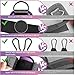 Ankle Resistance Bands with Cuffs, Ankle Bands for Working Out, Kickbacks Hip, Leg Glute Exercise Equipment with Training Poster, Resistance Workout Equipment for Women(Purple)