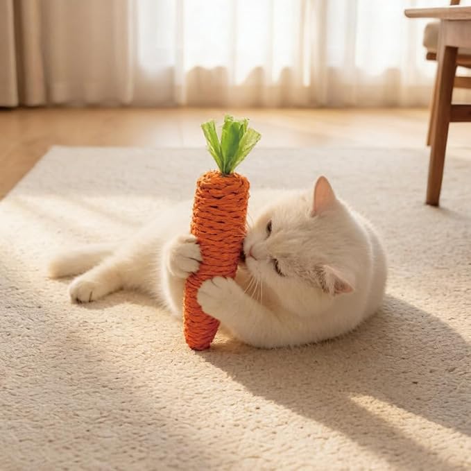 Juguete masticable para gatos Carrot Cat grande miniatura 8