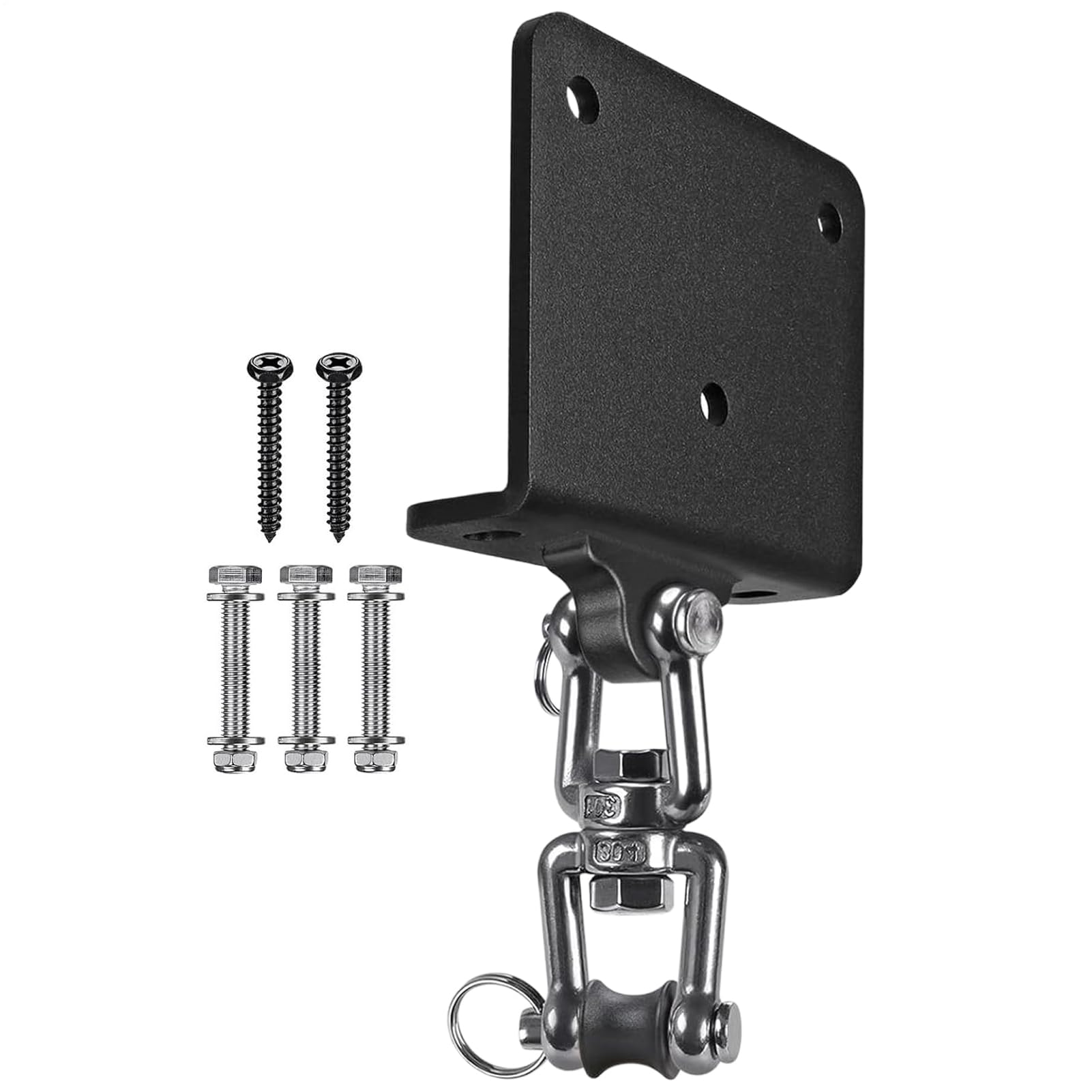 Crochet rotatif 360 pour suspension pour sac de frappe compacte et anti-torsion