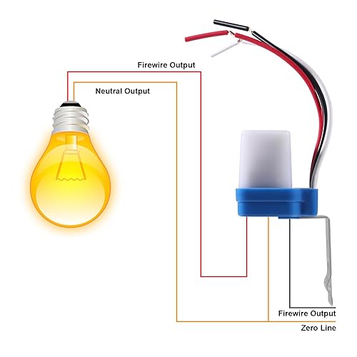 Miniatura 7 de Diitao 4 unidades AC DC 12V 10A interruptor de luz automático de encendido automático apagado fotocélula ajustable luz de calle fotocélula