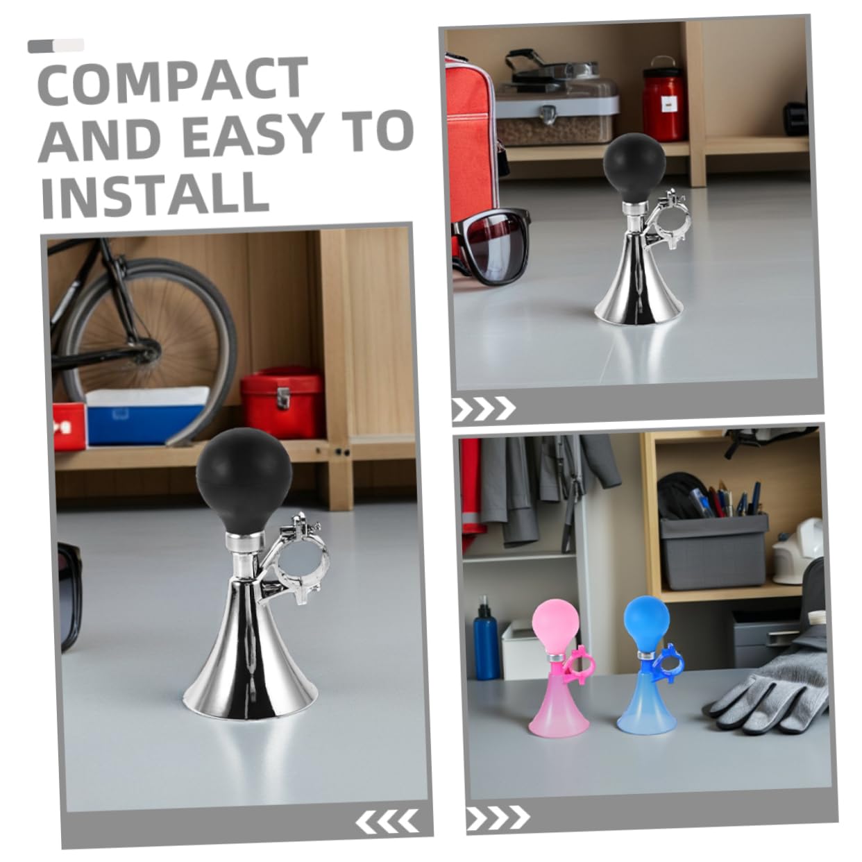 9 Piezas Sonido Fuerte y Manual Timbre de Bicicleta para Bicicletas y Patinetes Diseño y Divertido