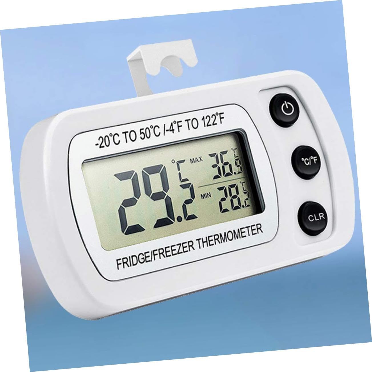 Amosfun 4 Piezas monitor de temperatura inalámbrico refrigerador congelador digital nevera de la frigorifico y congelador termometro para frigorifico termómetro de nevera