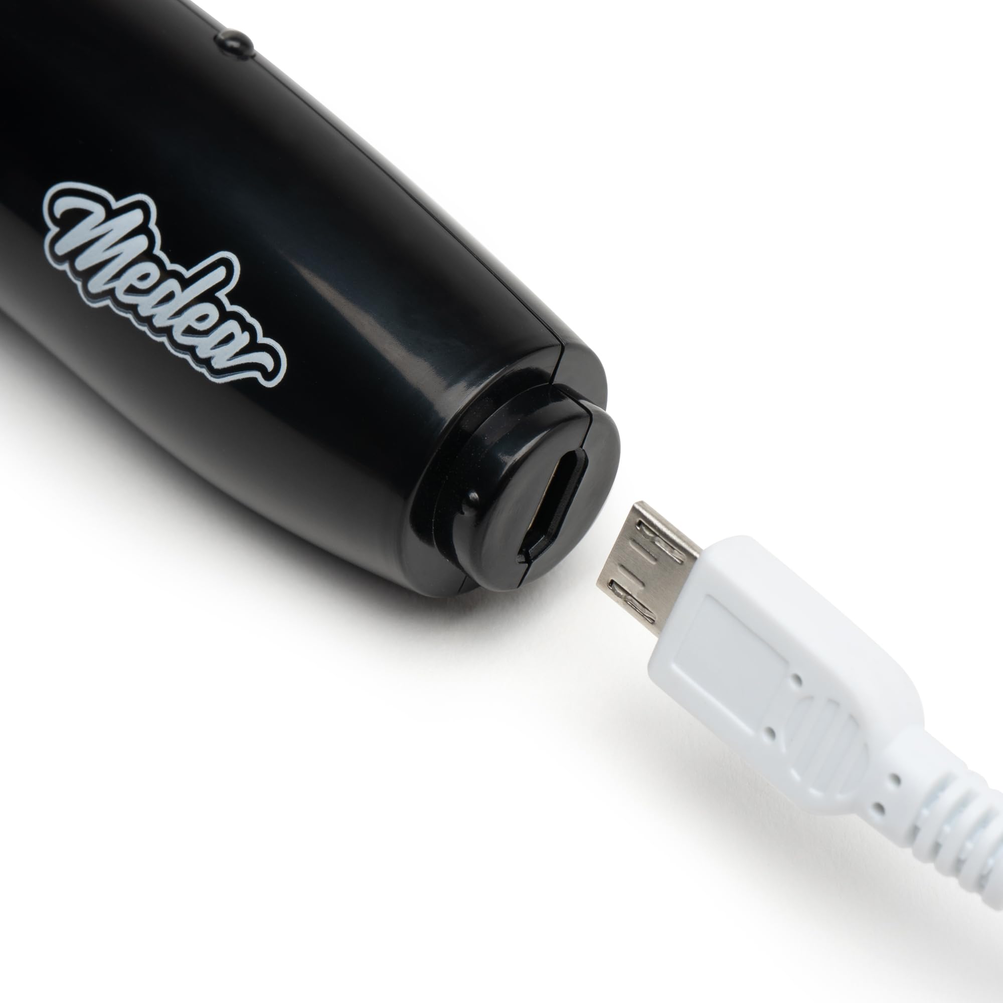 Iwata Medea Elektrischer Radiergummi aus Kunststoff, wiederaufladbar, USB, Schwarz