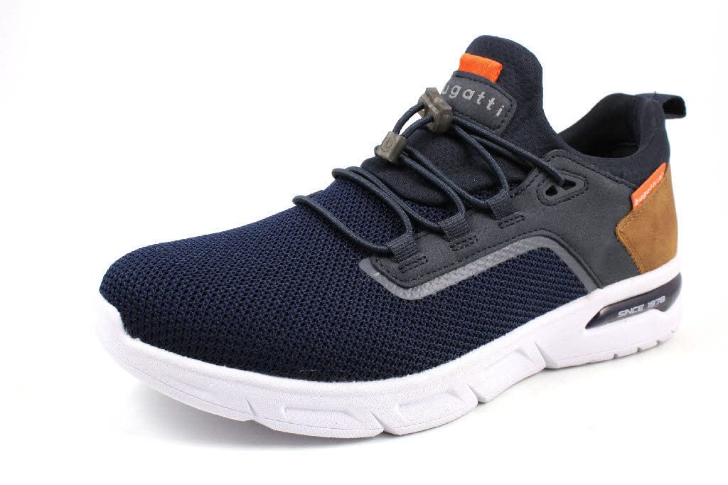 Bugatti Herren Atmungsaktives Turnschuhe Leichtgewichts Mesh Obermaterial Laufschuhe Ultraleichte Sohle Sneaker Elastischen Schnürsystems