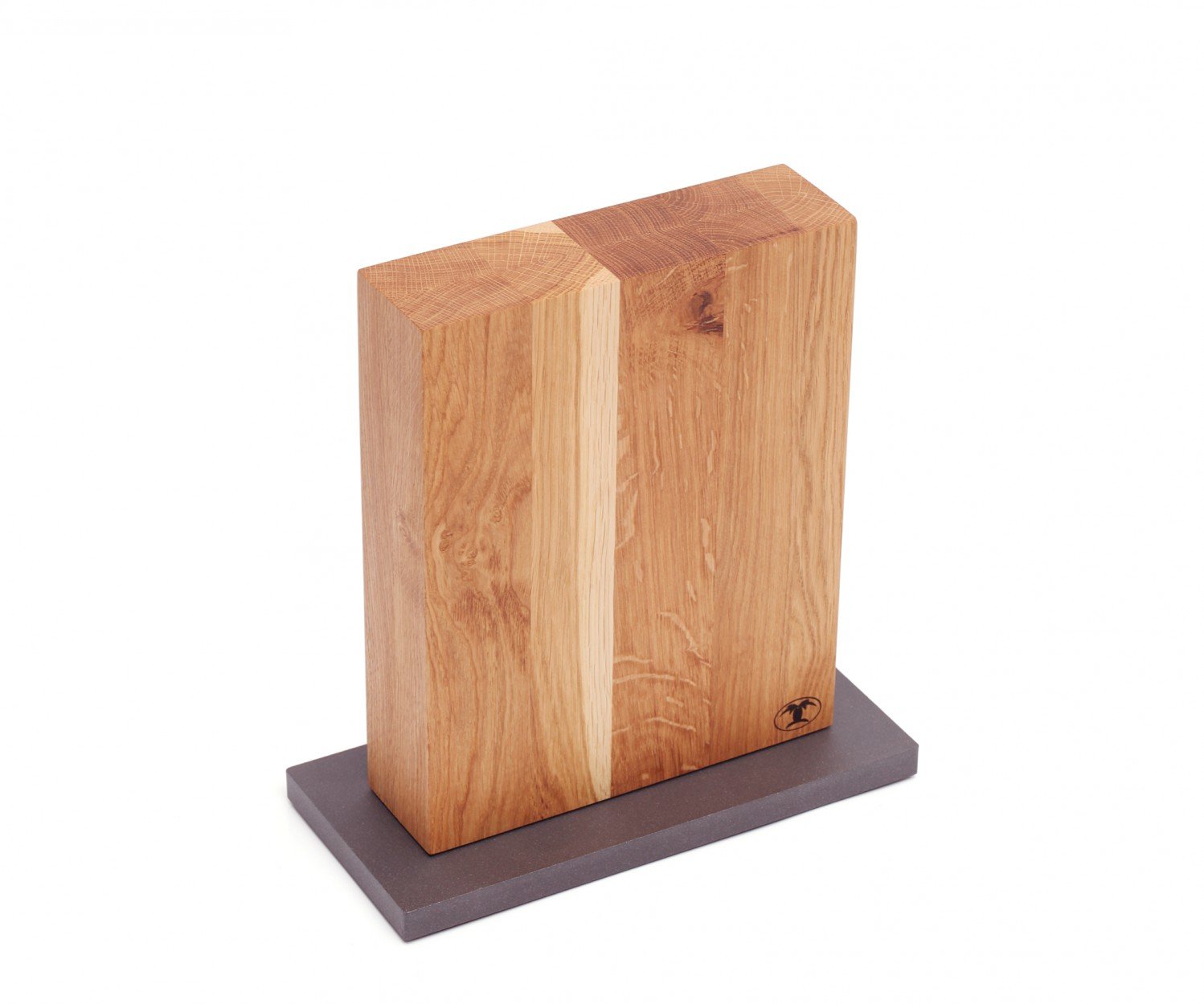 Blockwerk Magnetblock für 8 Messer, Eiche, anthrazit