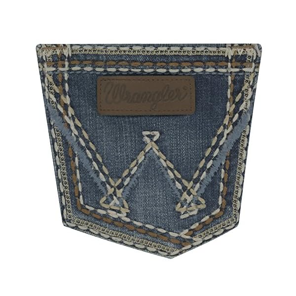 Wrangler-Womens-Retro-Sadie-Low-Rise-Stretch-Boot-Cut-Jean Wrangler Women's Retro Sadie Low Rise Stretch Boot Cut Jean, Medium Blue, 1-32